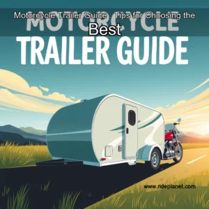 Artistic representation for Motorcycle Trailer Guide : Tips for Choosing the Best