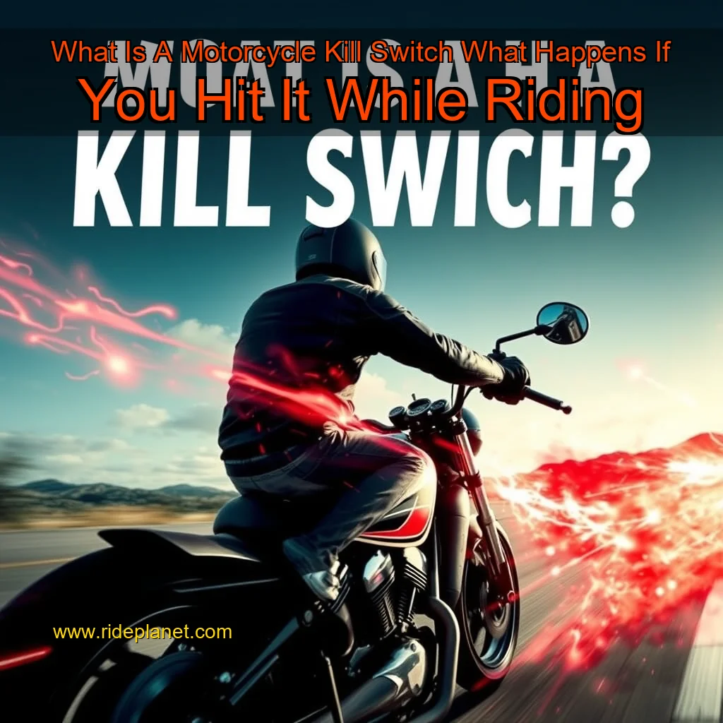 Read more about the article What Is A Motorcycle Kill Switch  What Happens If You Hit It While Riding