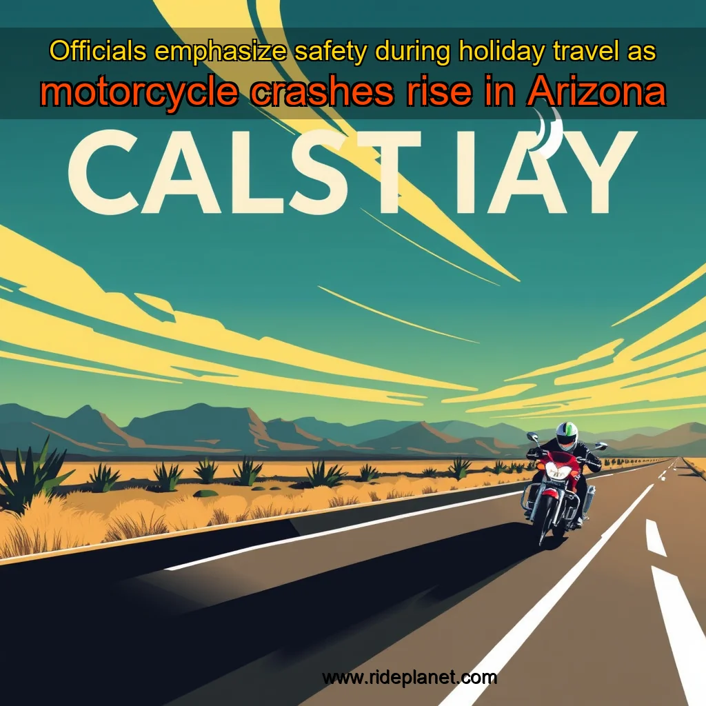 Read more about the article Officials emphasize safety during holiday travel as motorcycle crashes rise in Arizona