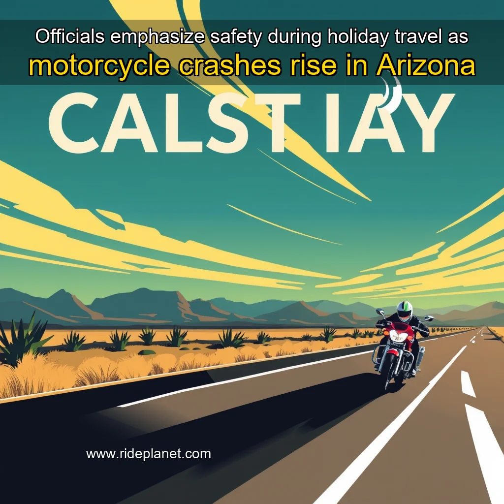Read more about the article Officials emphasize safety during holiday travel as motorcycle crashes rise in Arizona