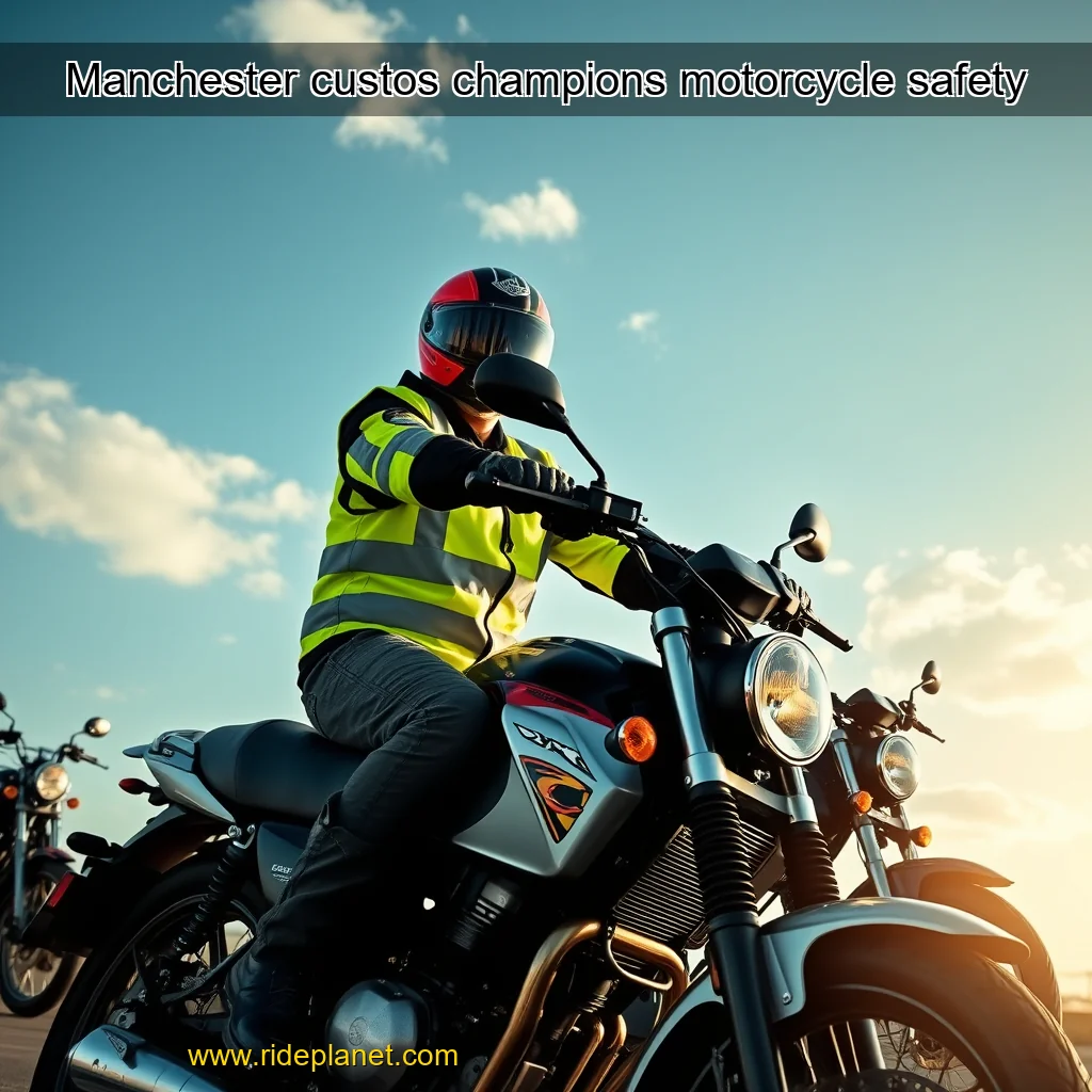 Read more about the article Manchester custos champions motorcycle safety