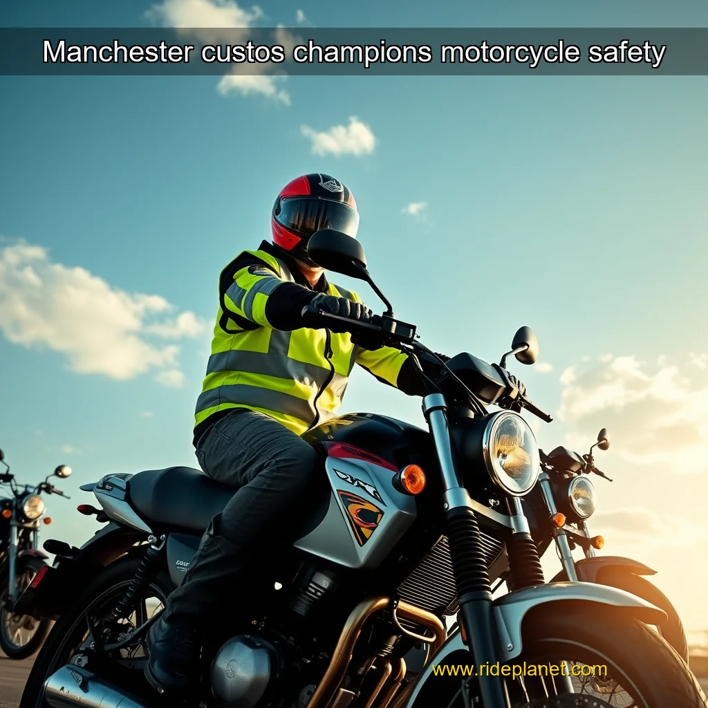 Read more about the article Manchester custos champions motorcycle safety