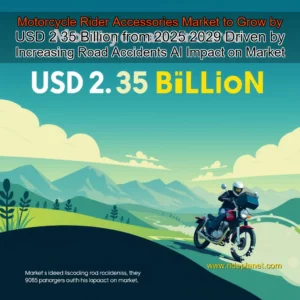Artistic representation for Motorcycle Rider Accessories Market to Grow by USD 2 35 Billion from 2025 2029 Driven by Increasing Road Accidents AI Impact on Market Landscape