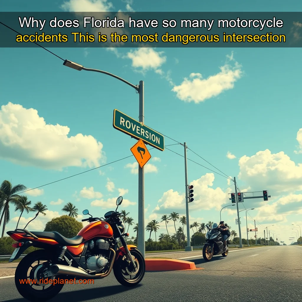 Read more about the article Why does Florida have so many motorcycle accidents  This is the most dangerous intersection
