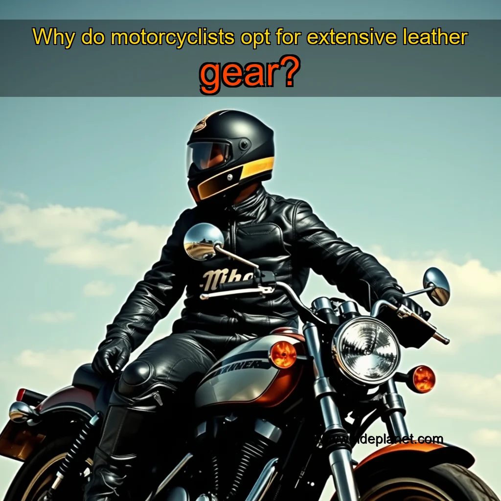 Read more about the article Why do motorcyclists opt for extensive leather gear?