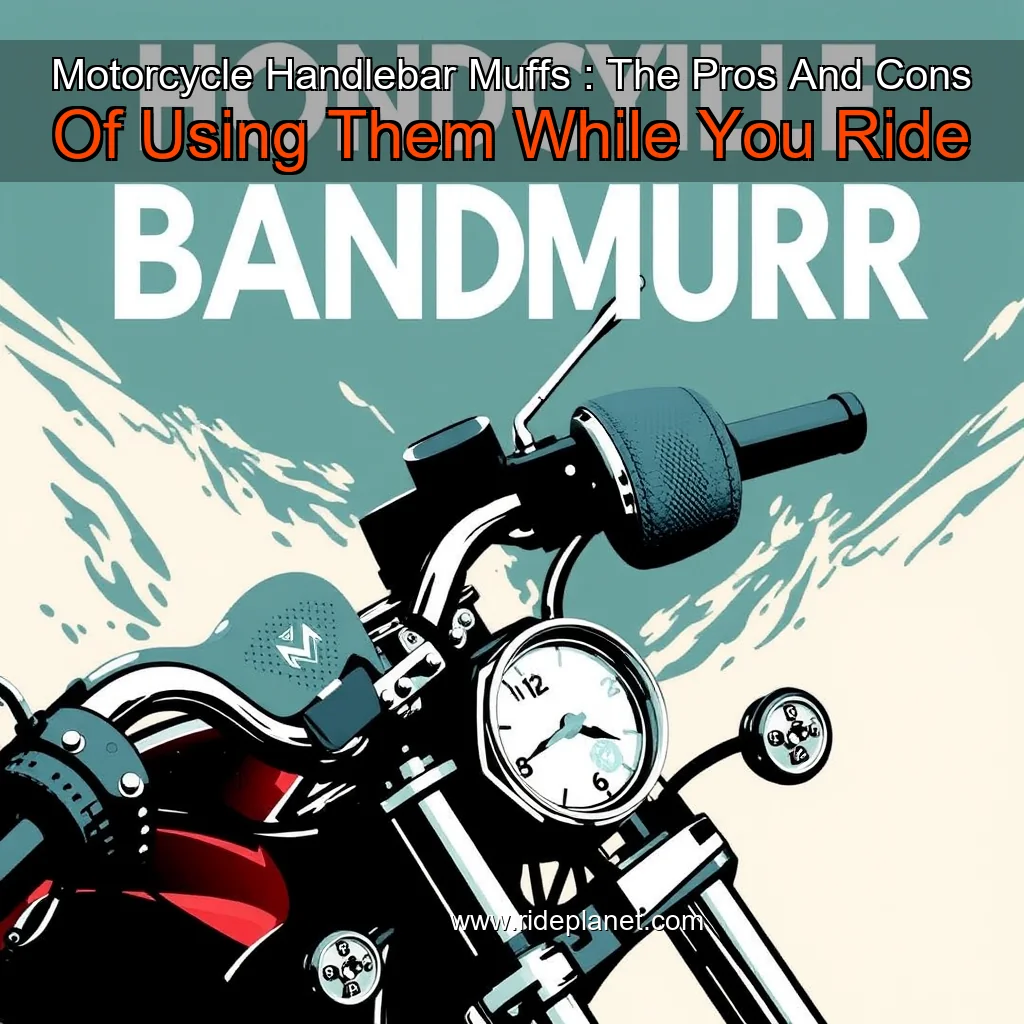 Read more about the article Motorcycle Handlebar Muffs : The Pros And Cons Of Using Them While You Ride