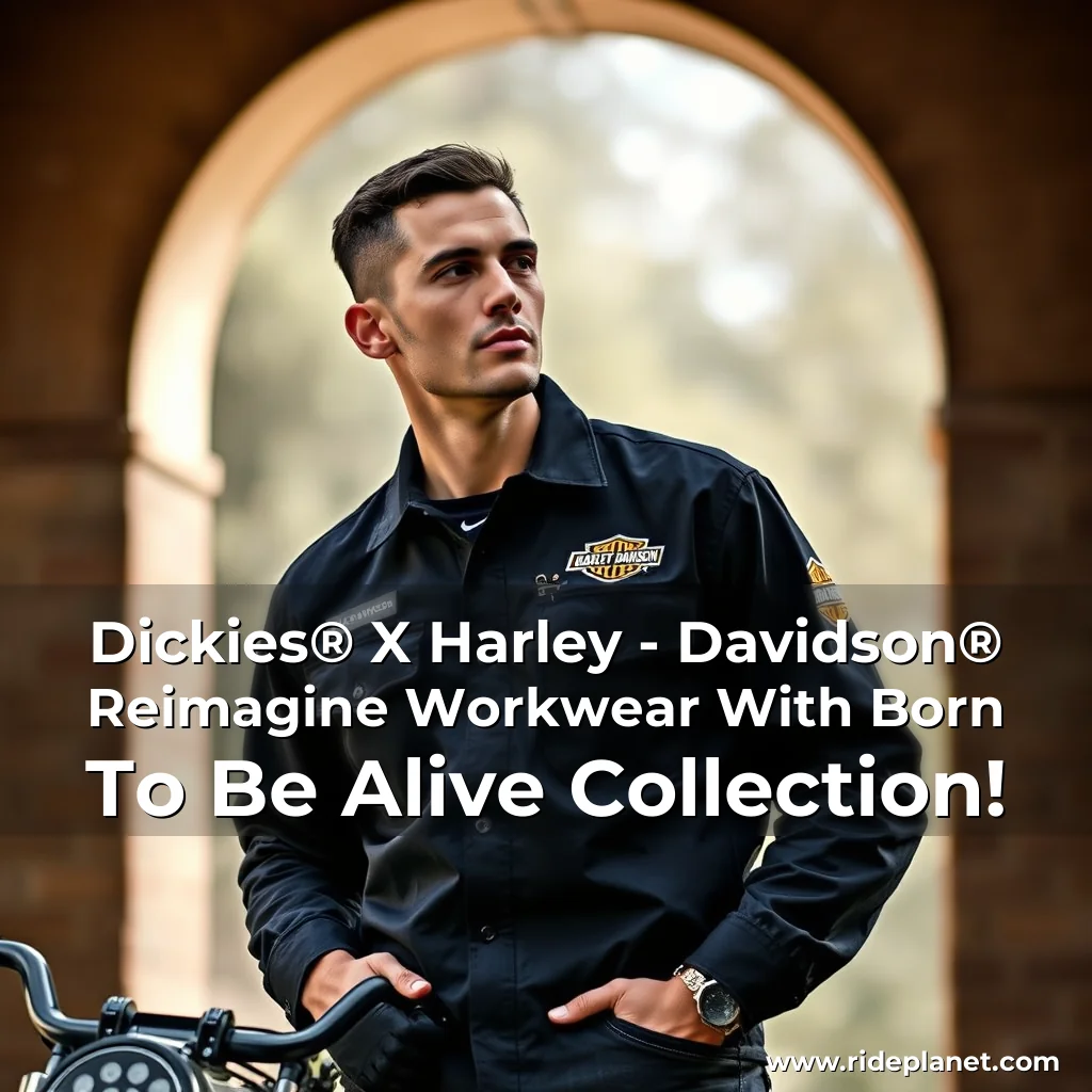 Read more about the article Dickies® X Harley – Davidson® Reimagine Workwear With  Born To Be Alive  Collection!