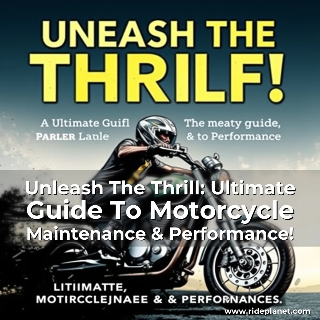 Read more about the article Unleash The Thrill: Ultimate Guide To Motorcycle Maintenance & Performance!