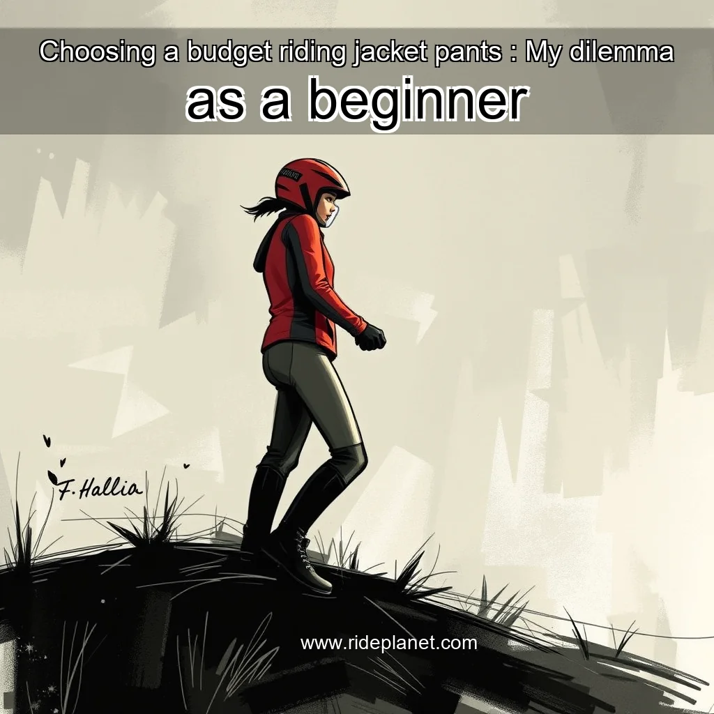 Read more about the article Choosing a budget riding jacket  pants : My dilemma as a beginner