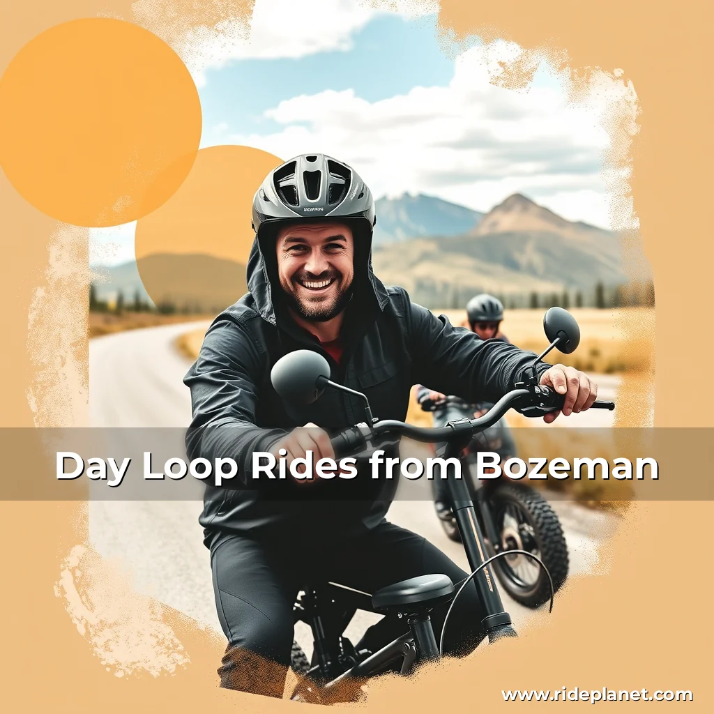 Artistic representation for Day Loop Rides from Bozeman