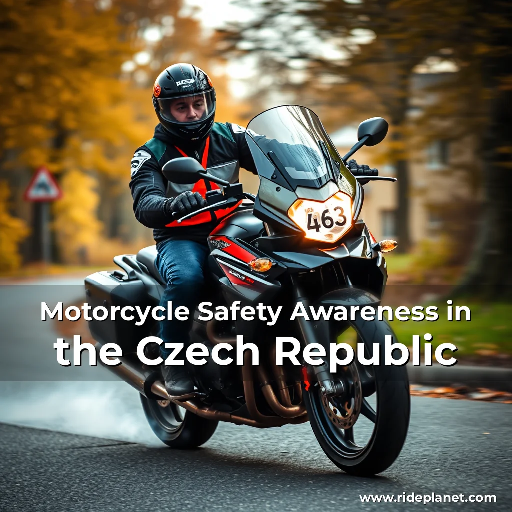 Artistic representation for Motorcycle Safety Awareness in the Czech Republic