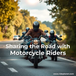 Artistic representation for Sharing the Road with Motorcycle Riders