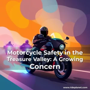 Artistic representation for Motorcycle Safety in the Treasure Valley: A Growing Concern