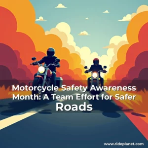 Artistic representation for Motorcycle Safety Awareness Month: A Team Effort for Safer Roads
