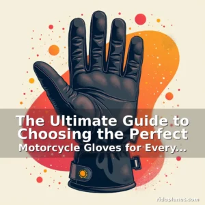 Artistic representation for The Ultimate Guide to Choosing the Perfect Motorcycle Gloves for Every Rider