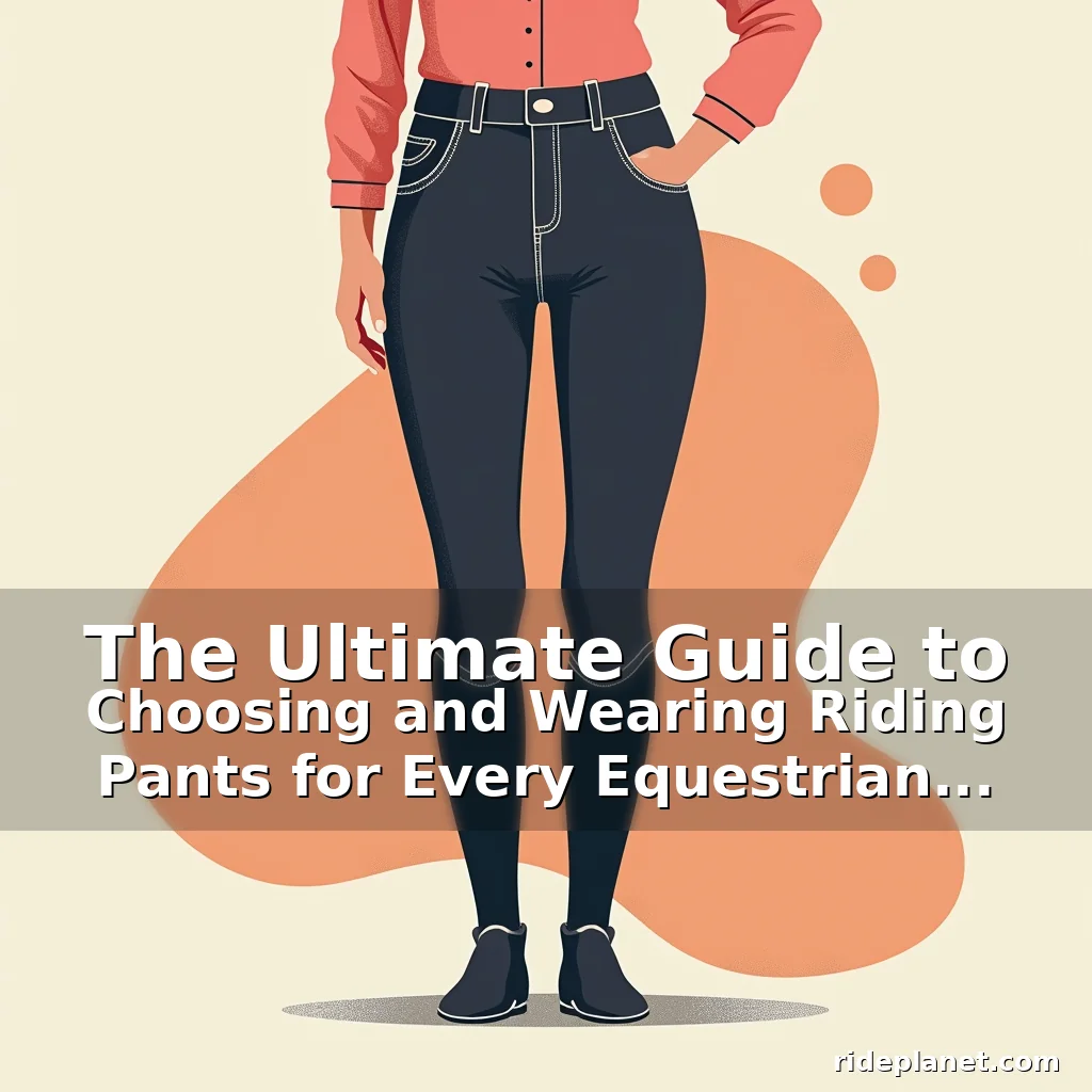 You are currently viewing The Ultimate Guide to Choosing and Wearing Riding Pants for Every Equestrian Adventure