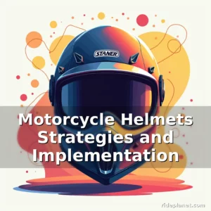 Artistic representation for Motorcycle Helmets Strategies and Implementation