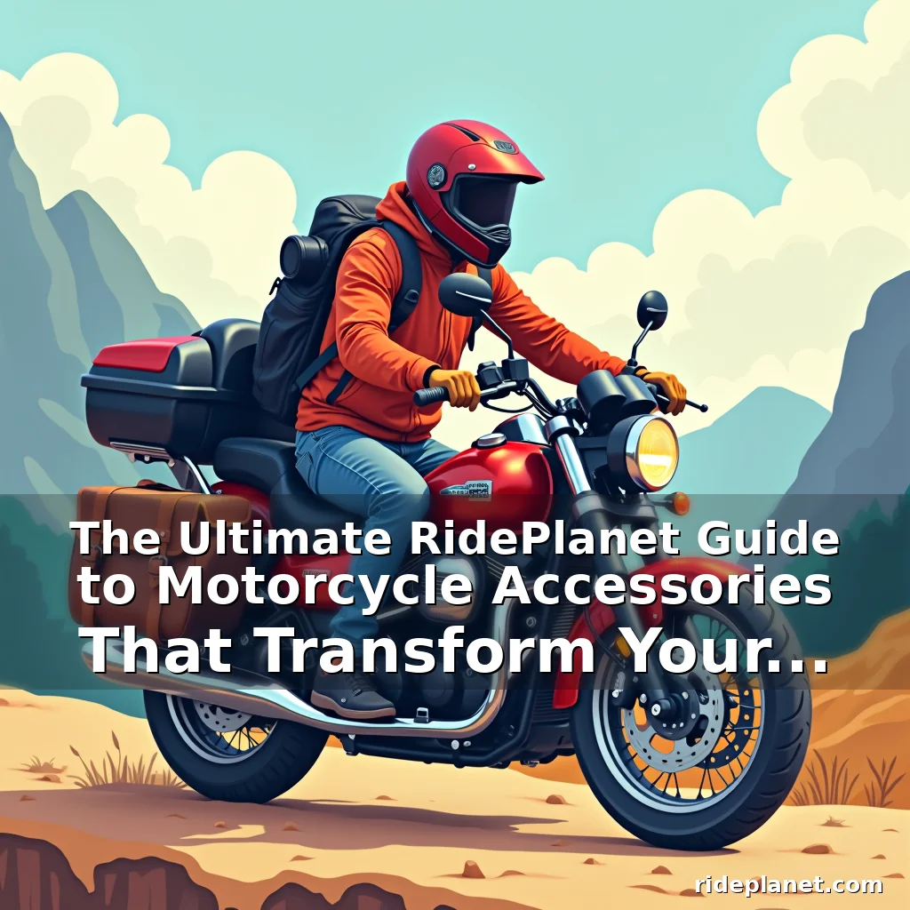 Read more about the article The Ultimate RidePlanet Guide to Motorcycle Accessories That Transform Your Adventure