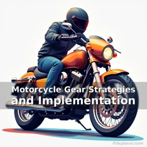 Artistic representation for Motorcycle Gear Strategies and Implementation