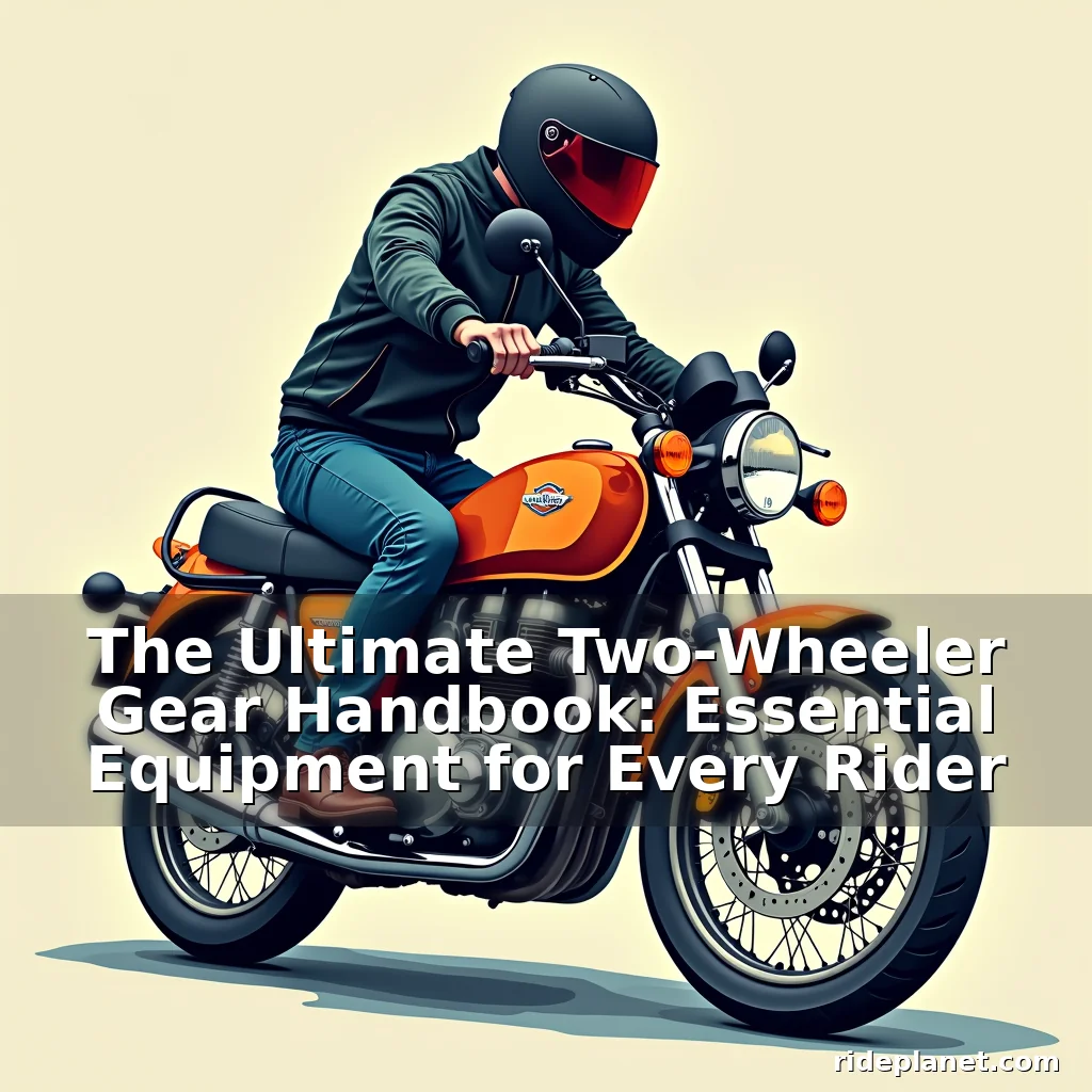 Read more about the article The Ultimate Two-Wheeler Gear Handbook: Essential Equipment for Every Rider
