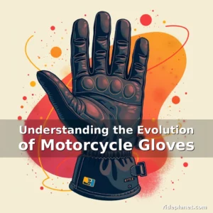 Artistic representation for Understanding the Evolution of Motorcycle Gloves