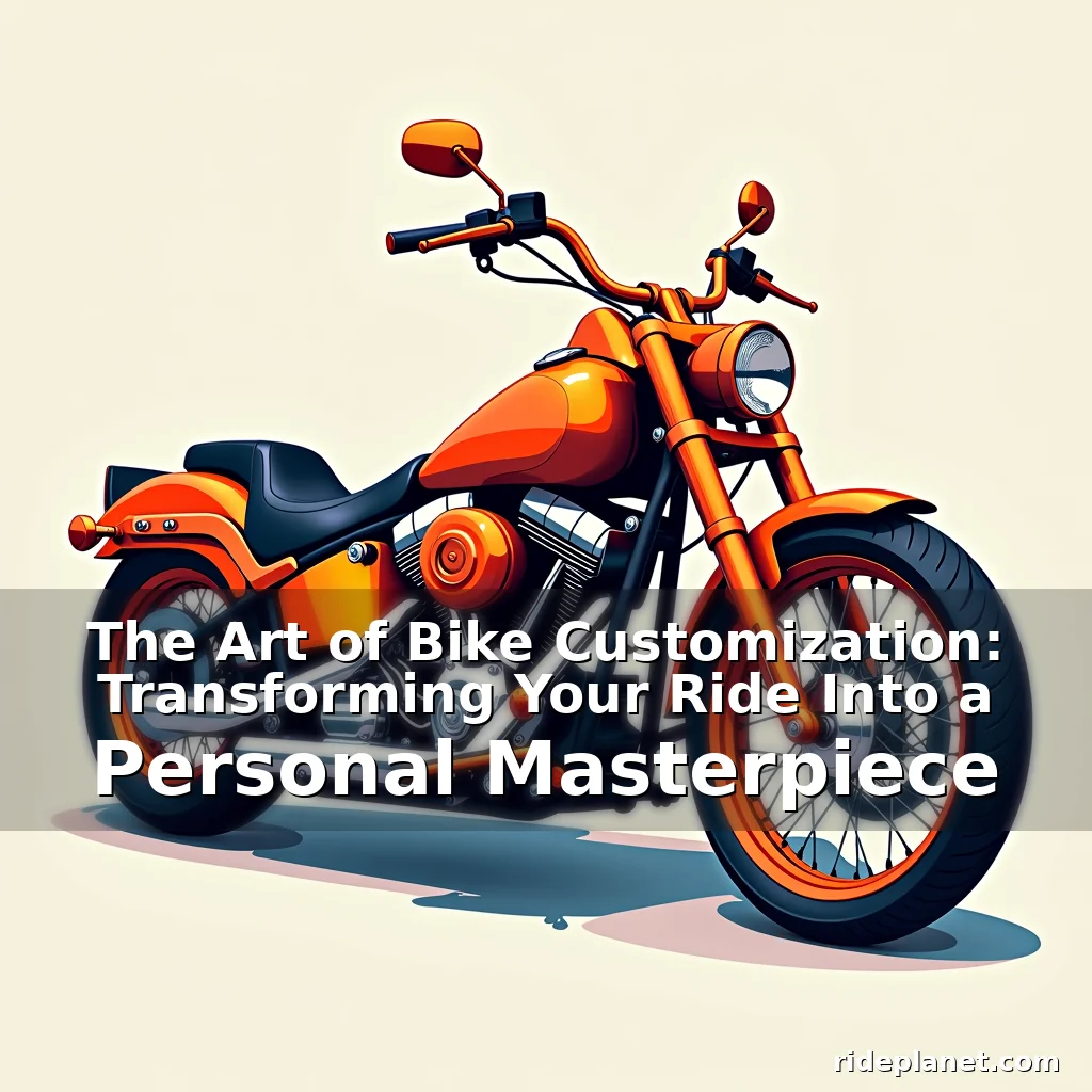 Read more about the article The Art of Bike Customization: Transforming Your Ride Into a Personal Masterpiece