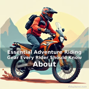 Artistic representation for Essential Adventure Riding Gear Every Rider Should Know About