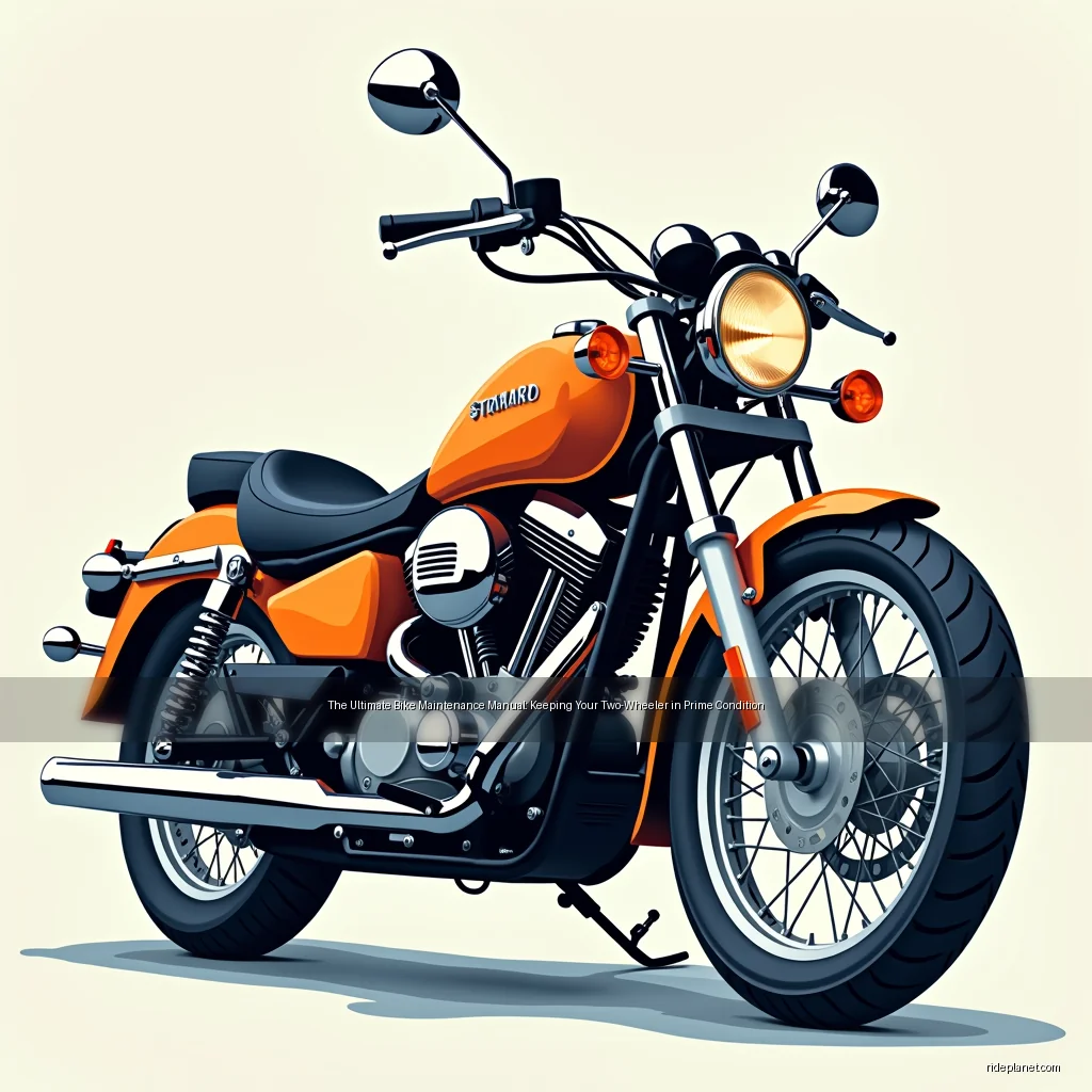 Artistic representation for The Ultimate Bike Maintenance Manual: Keeping Your Two-Wheeler in Prime Condition