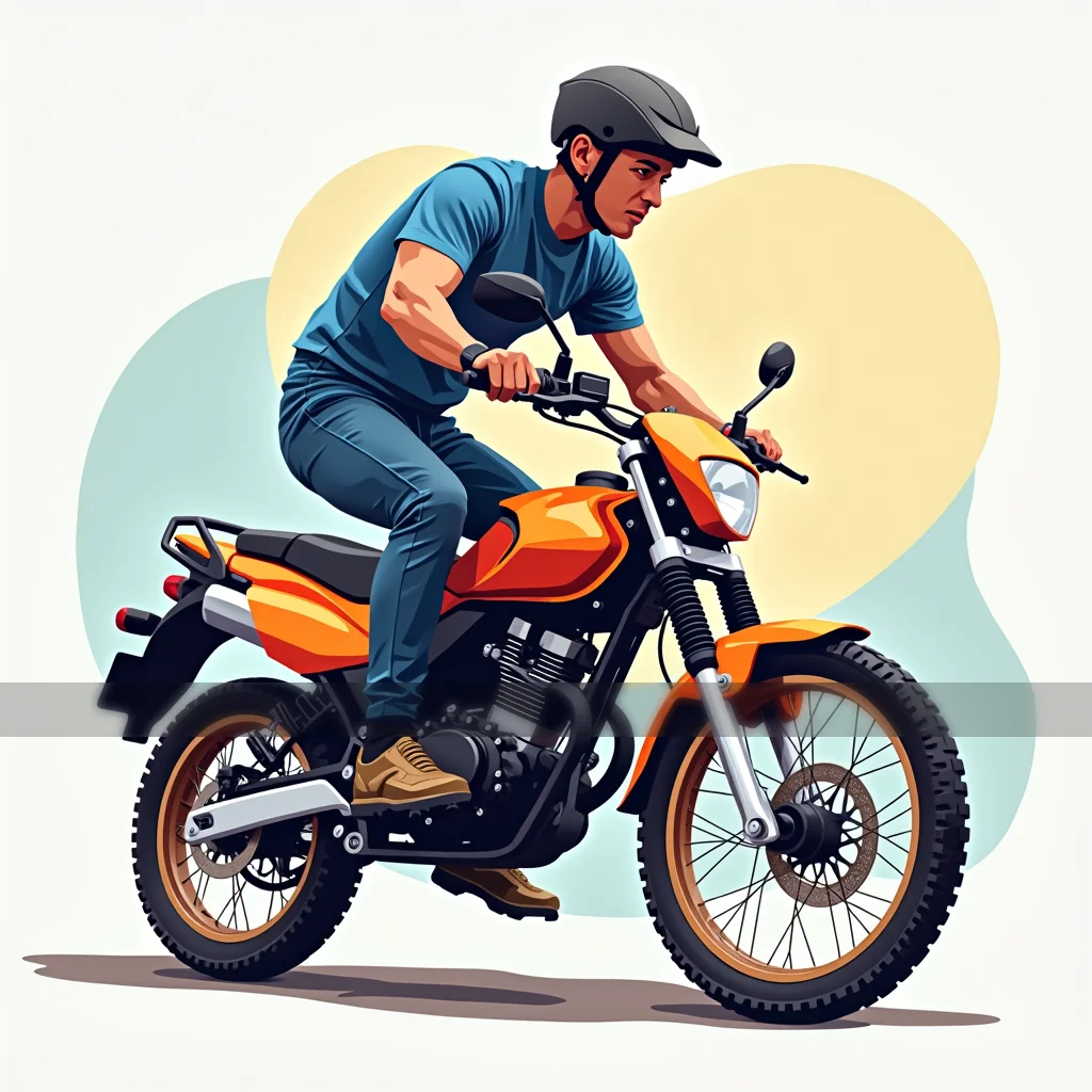 Artistic representation for Advanced Riding Accessories Techniques and Methods